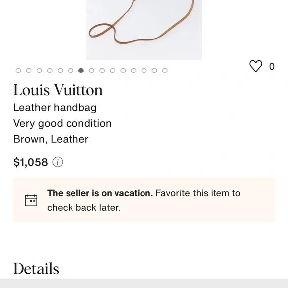 Louis Vuitton Brown Crossbody Bag Mini Pochette Cancun - Picture 5 of 14